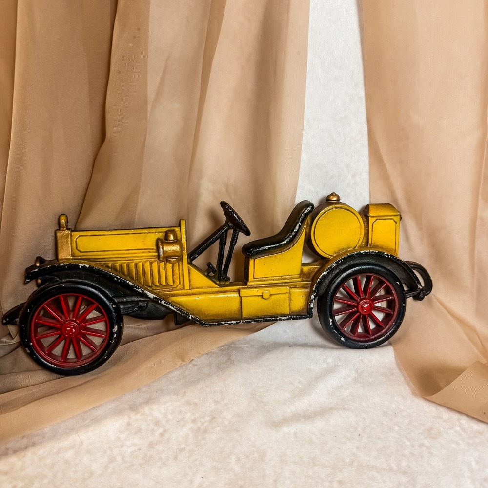 Cast Metal Antique Car Wall Decor